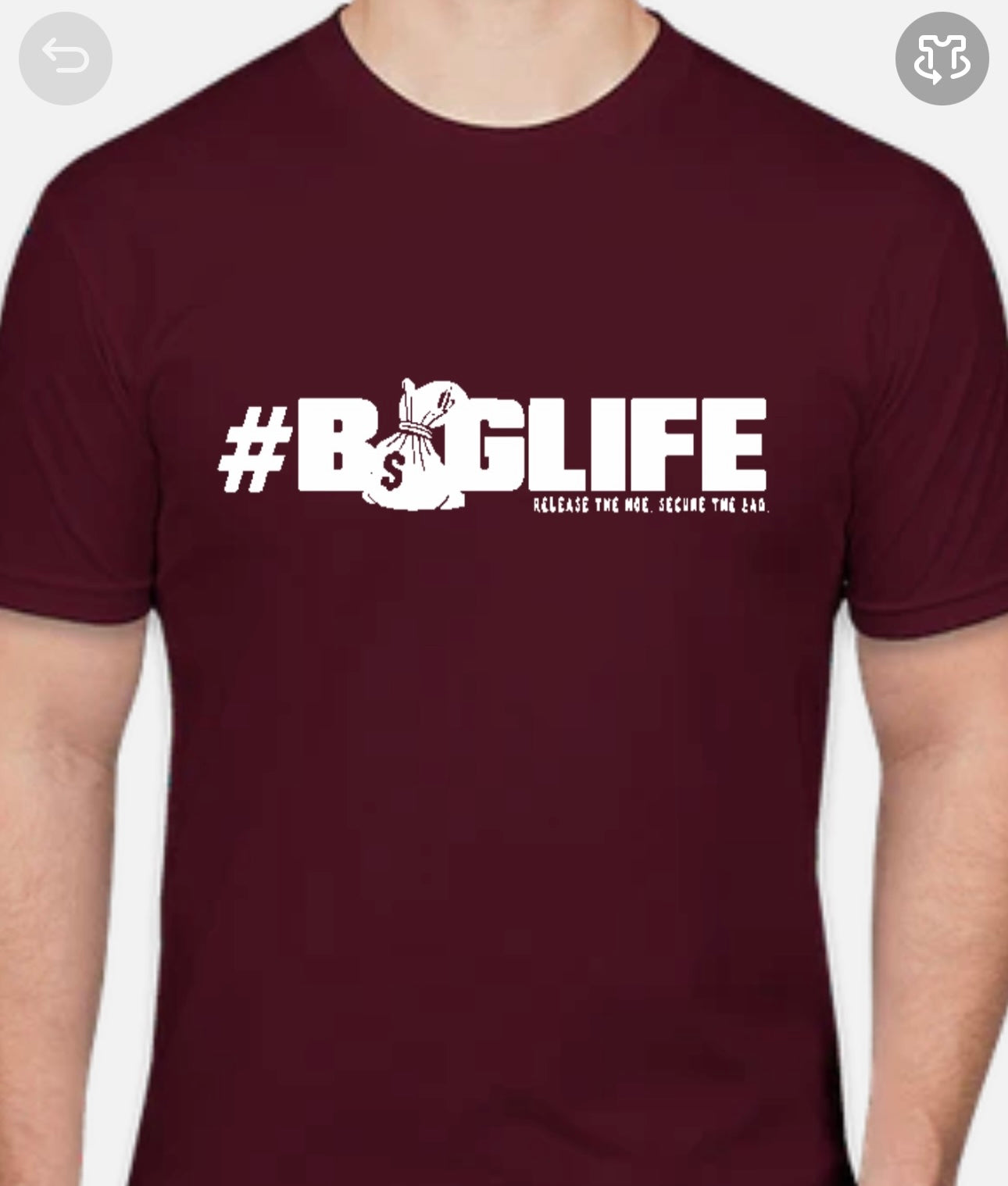 BAGLIFE "Release The Hoe, Secure The BAG" Cool Tees